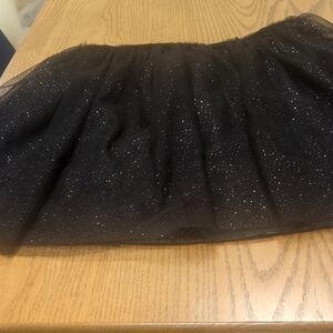 Cat & Jack Black Glitter Mini Skirt